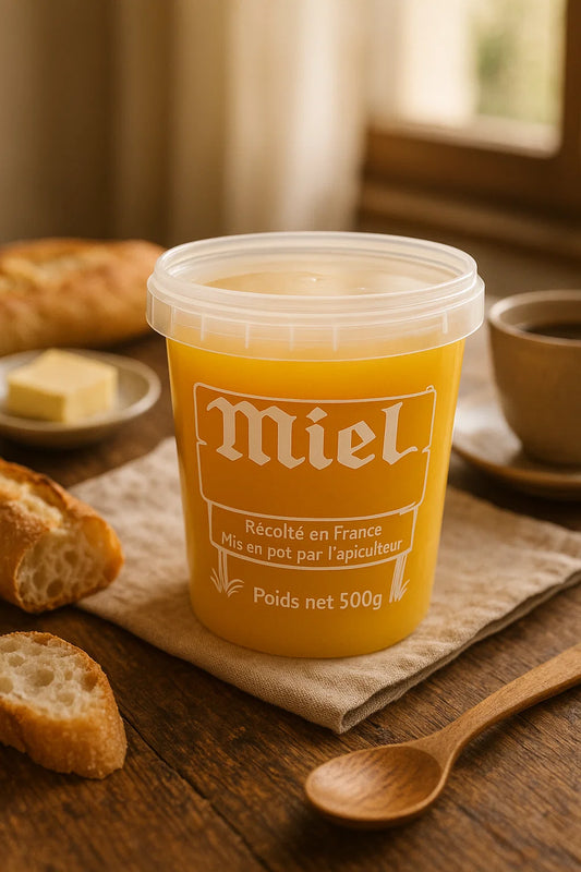 Miel de printemps – Récolté et mis en pot par l'apiculteur